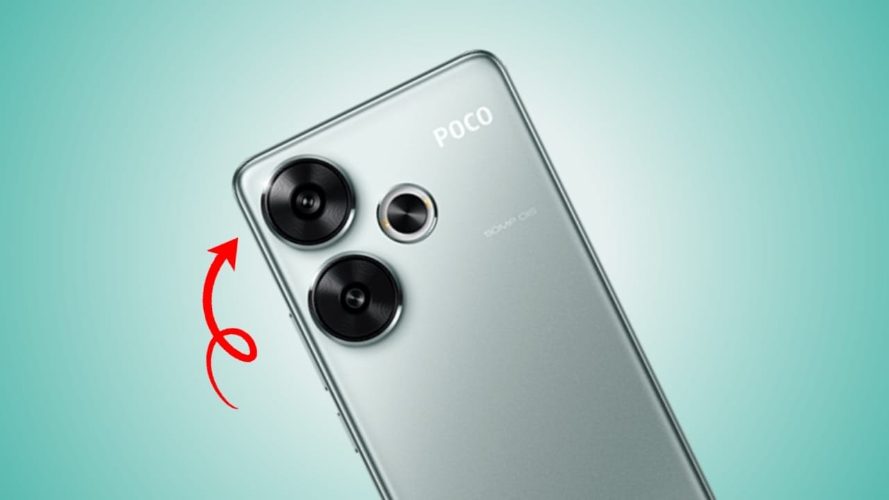 The screen of a Poco F6 smartphone showing the Game Turbo performance enhancement settings for mobile gaming