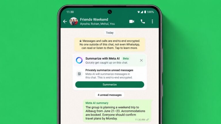 WhatsApp Message Summaries